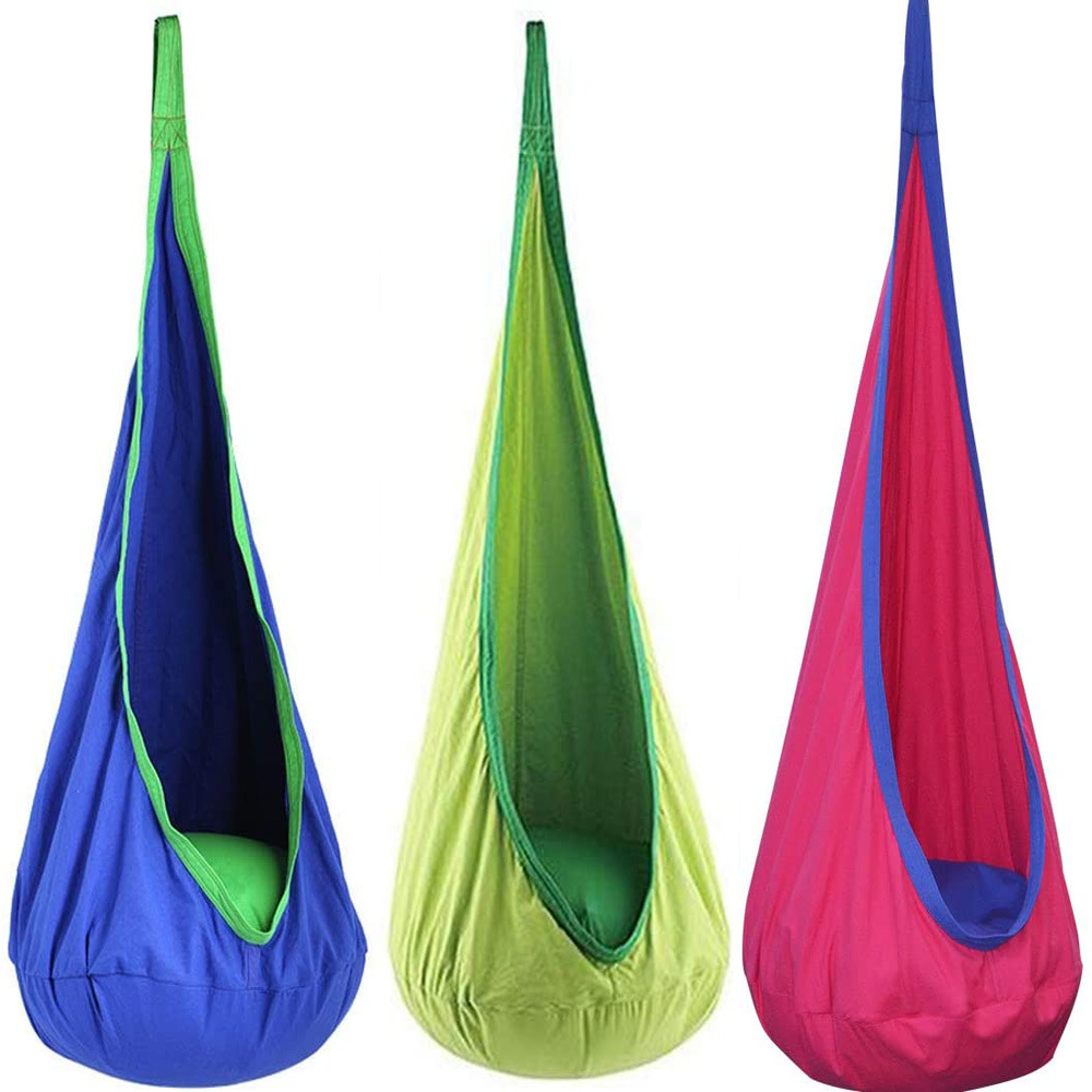 Kids Outdoor Hanging Chair - Chaise suspendue pour enfants, lit balançoire