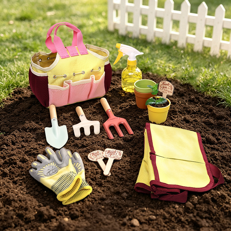 Kids Outdoor Gloves - Ensemble d'outils de jardin pour enfants,