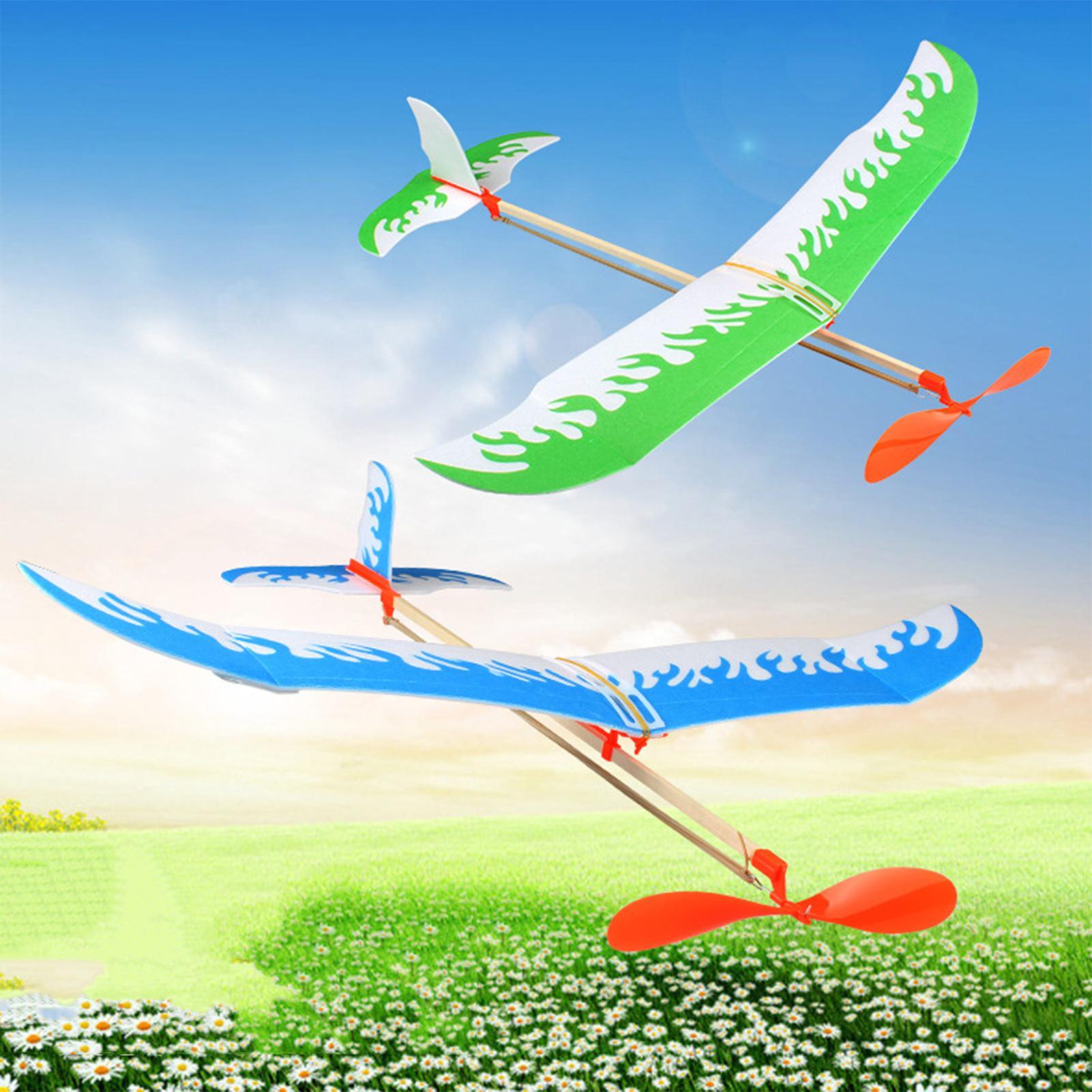 Kids Outdoor Activity Toys - Avions à bande de caoutchouc, Kit