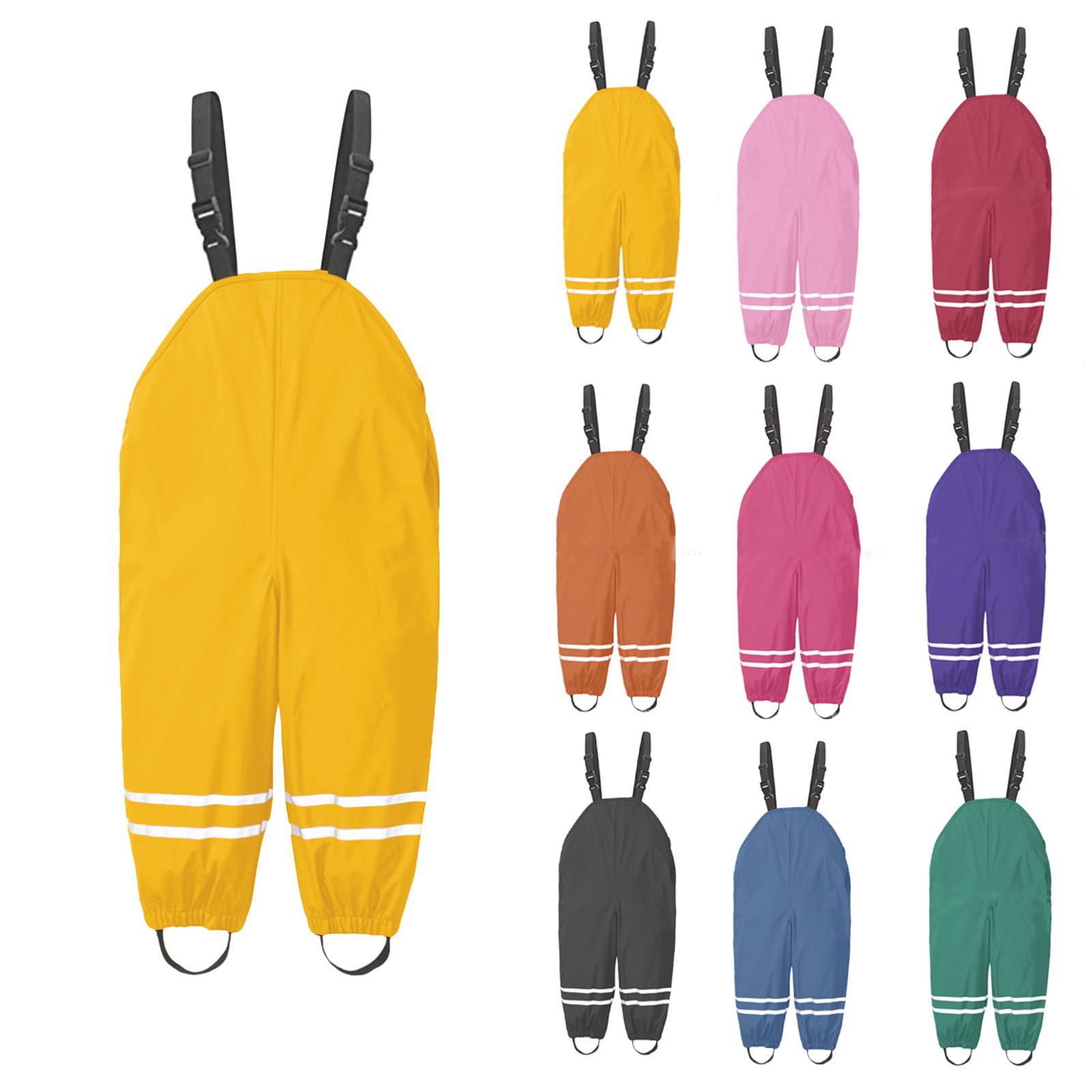 Kids Outdoor Jumpsuit - 1-8Y pantalons de pluie enfant en