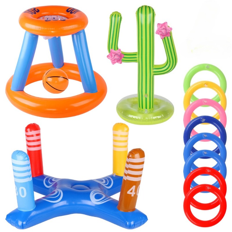 Kids Outdoor Games For Party - Jeu de lancer d'anneau de cactus