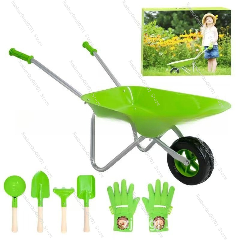 Kids Outdoor Activity Toys - Brouette d'extérieur pour enfants, ensemble de