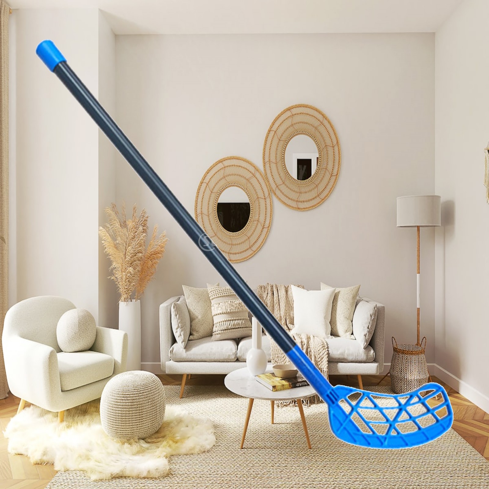 Kids Outdoor Hockey Sticks - Bâton de Floorball en ABS Léger