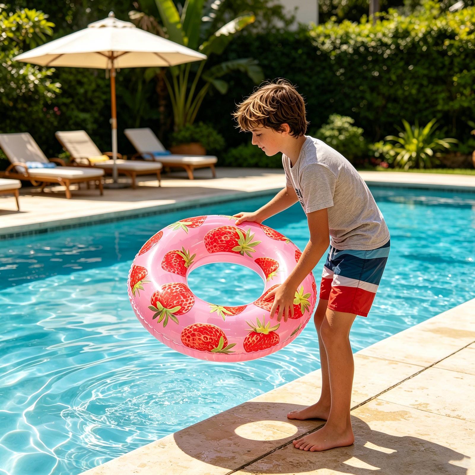 Kids Outdoor Youtube - Bouée gonflable à motif de fruits