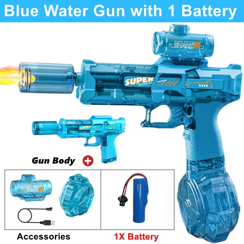 Kids Outdoor Games For Party - Pistolet à eau électrique - Pistolet