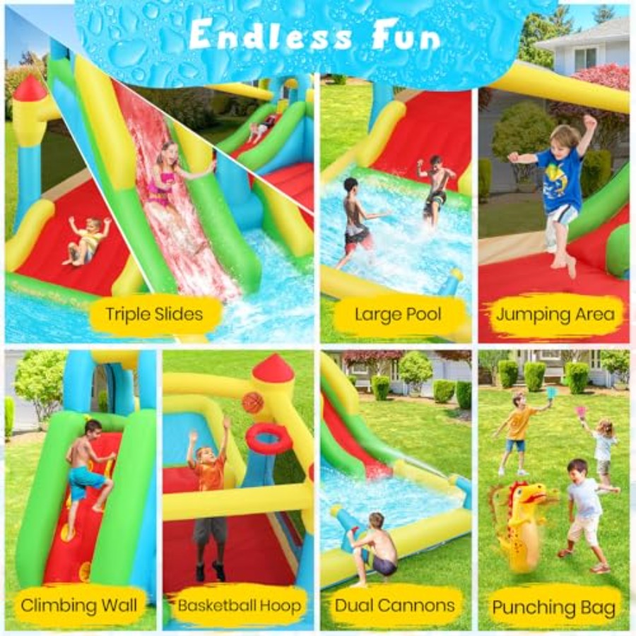 Structure gonflable aquatique  - Kids Outdoor Water Slide avis et prix