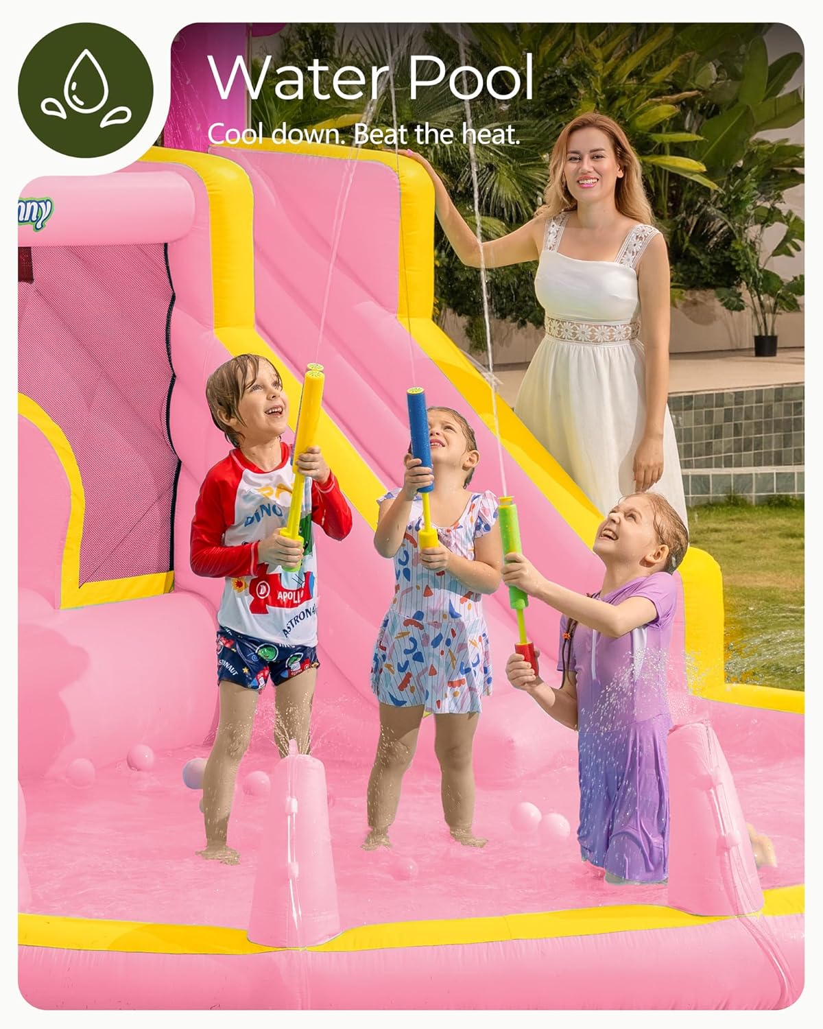 Toboggan aquatique gonflable r - Kids Outdoor Water Slide avis et prix