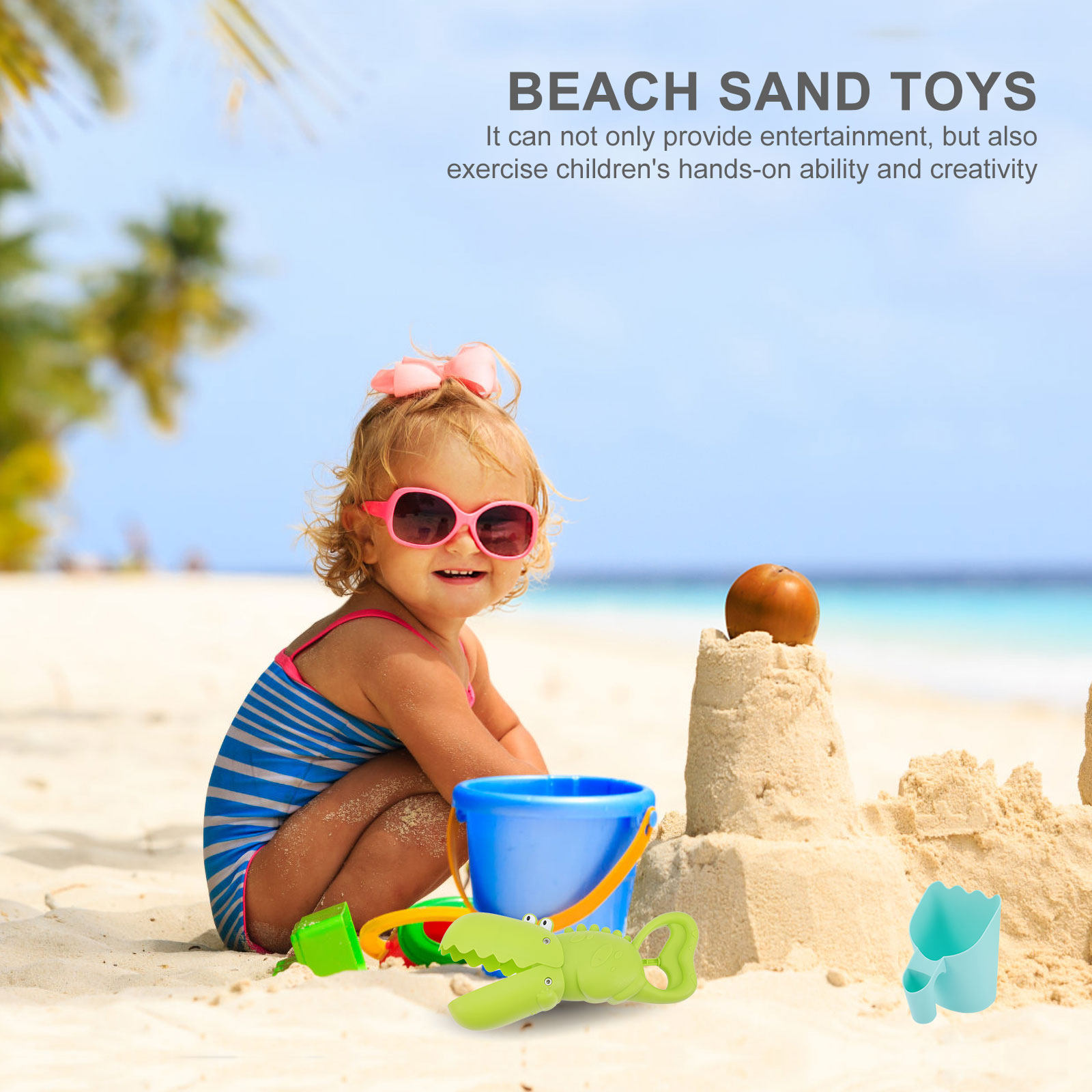 Ensemble de jeu de plage en PP - Kids Outdoor Sandbox avis et prix