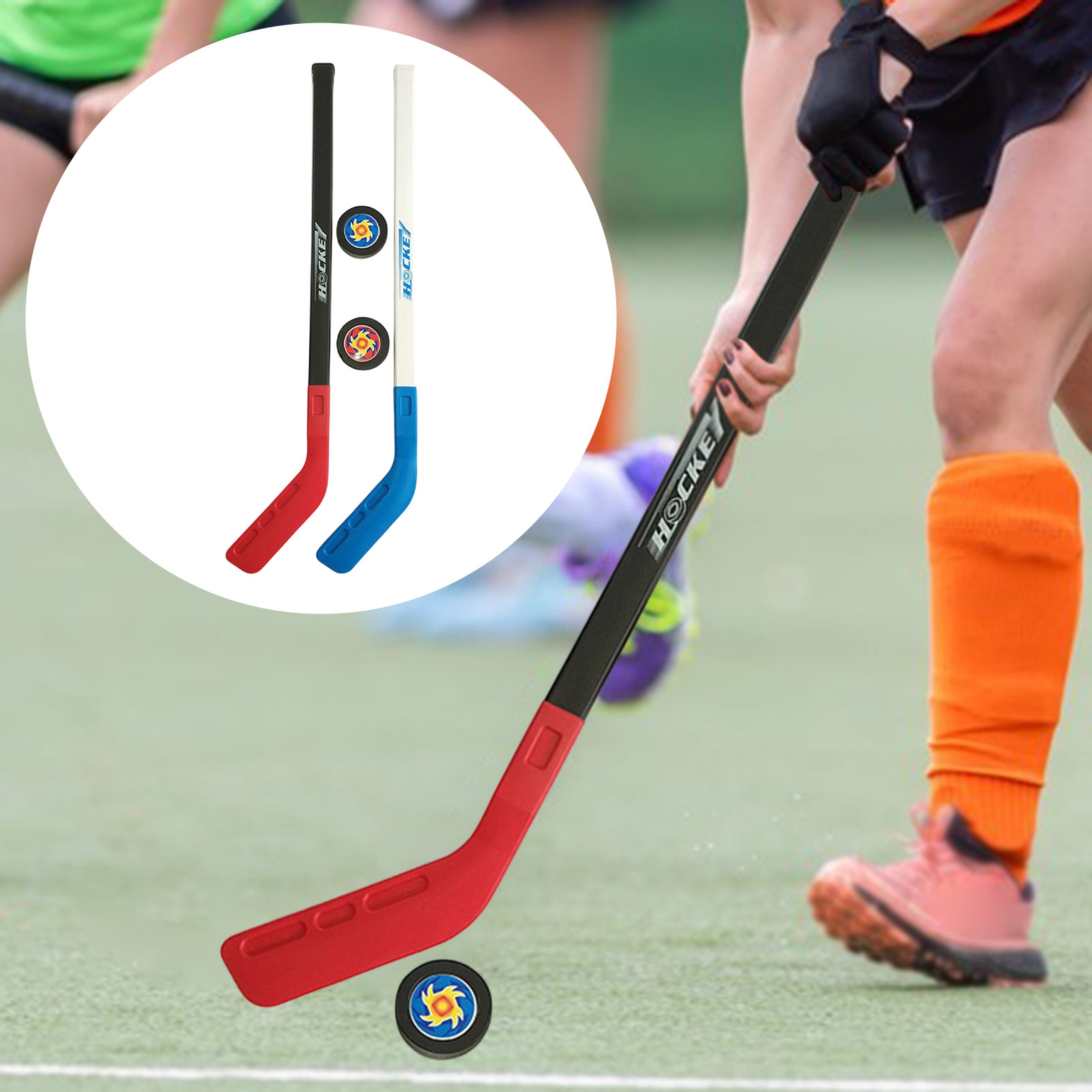 Ensemble de bâtons et de balle - Kids Outdoor Hockey Sticks avis et prix