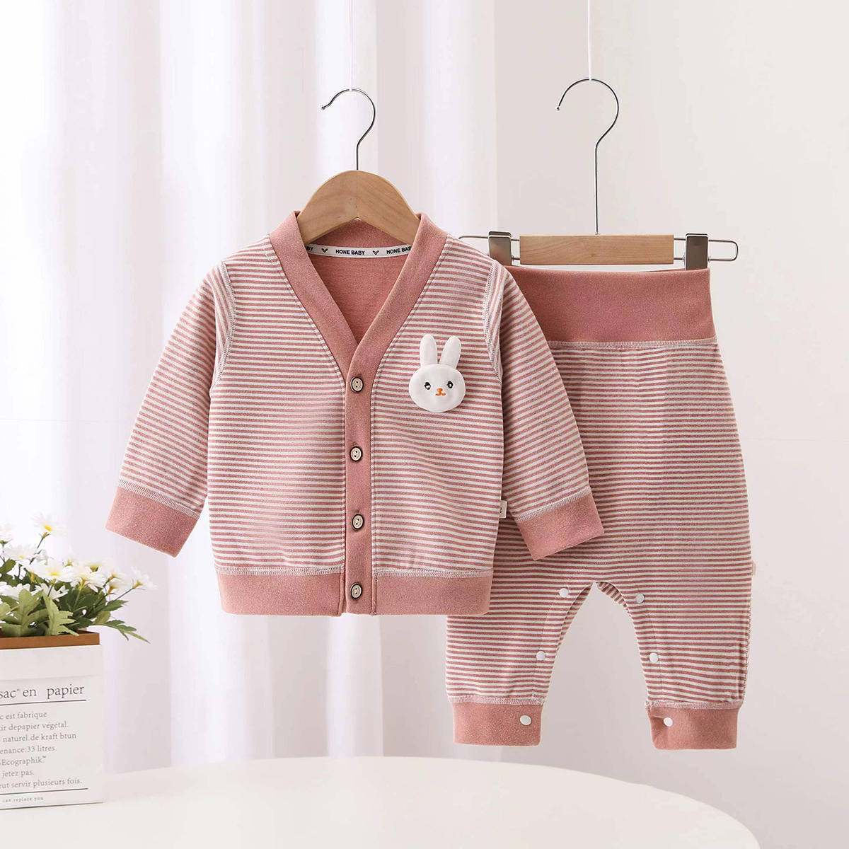 Nouvel ensemble 2 pièces rayé  - Kids Outdoor Clothing avis et prix
