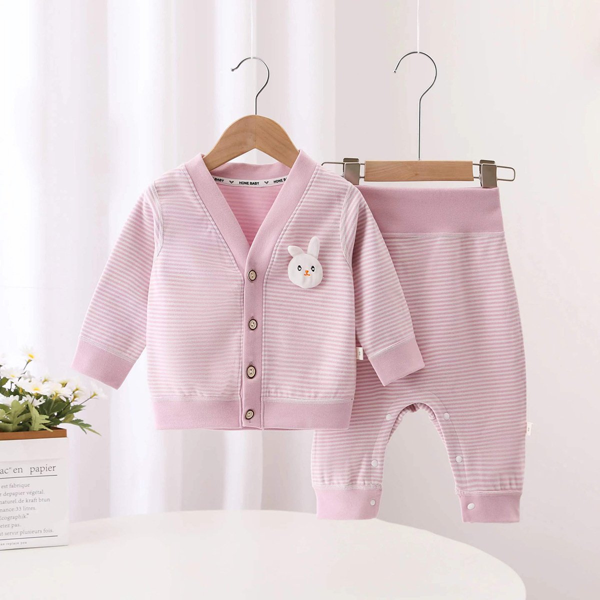 Nouvel ensemble 2 pièces rayé  - Kids Outdoor Clothing avis et prix