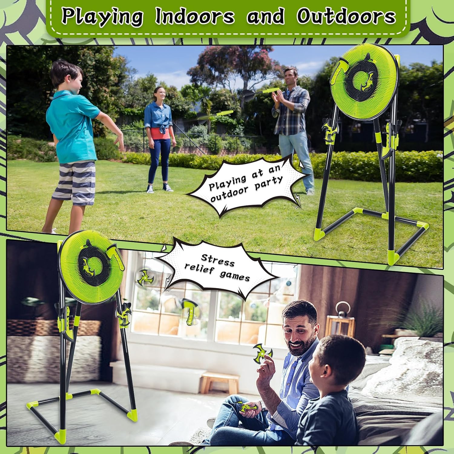 Jeu de cibles à lancer de hach - Kids Outdoor Ninja Set avis et prix
