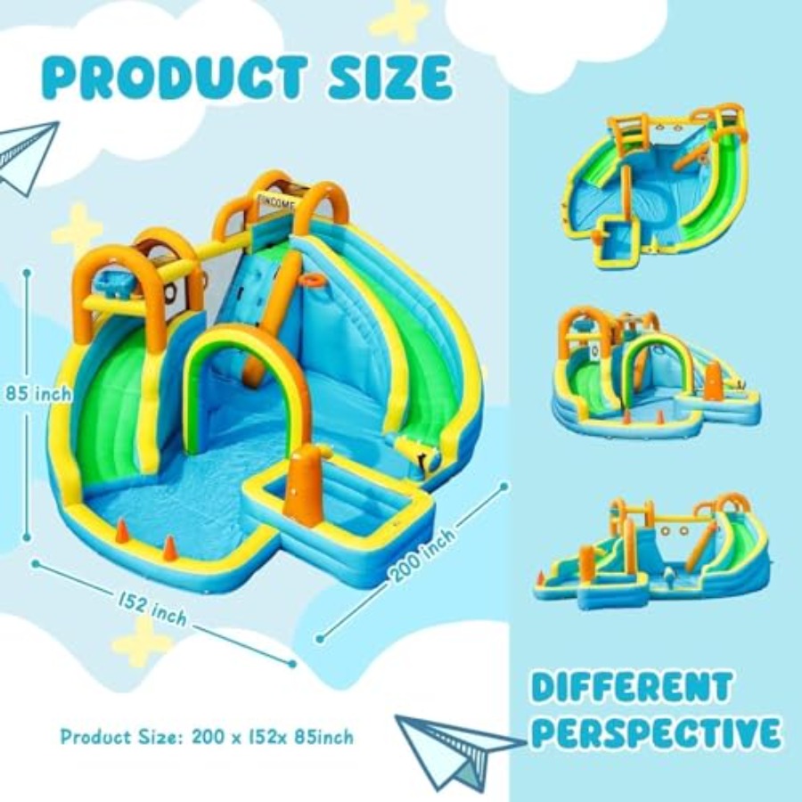 Parc aquatique gonflable extér - Kids Outdoor Water Slide avis et prix