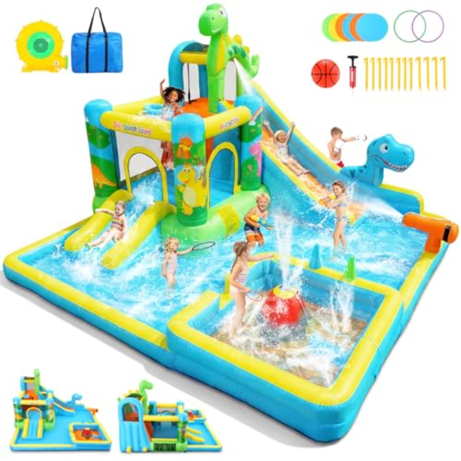 Toboggan aquatique gonflable d - Kids Outdoor Water Slide avis et prix