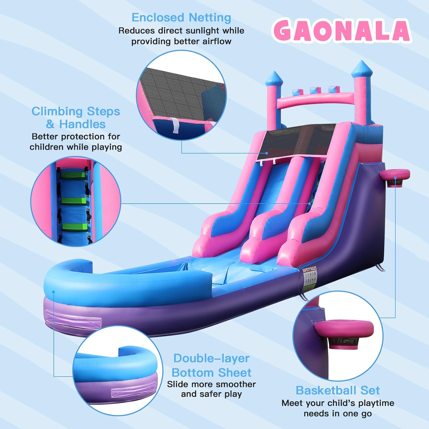 Toboggan aquatique gonflable r - Kids Outdoor Water Slide avis et prix