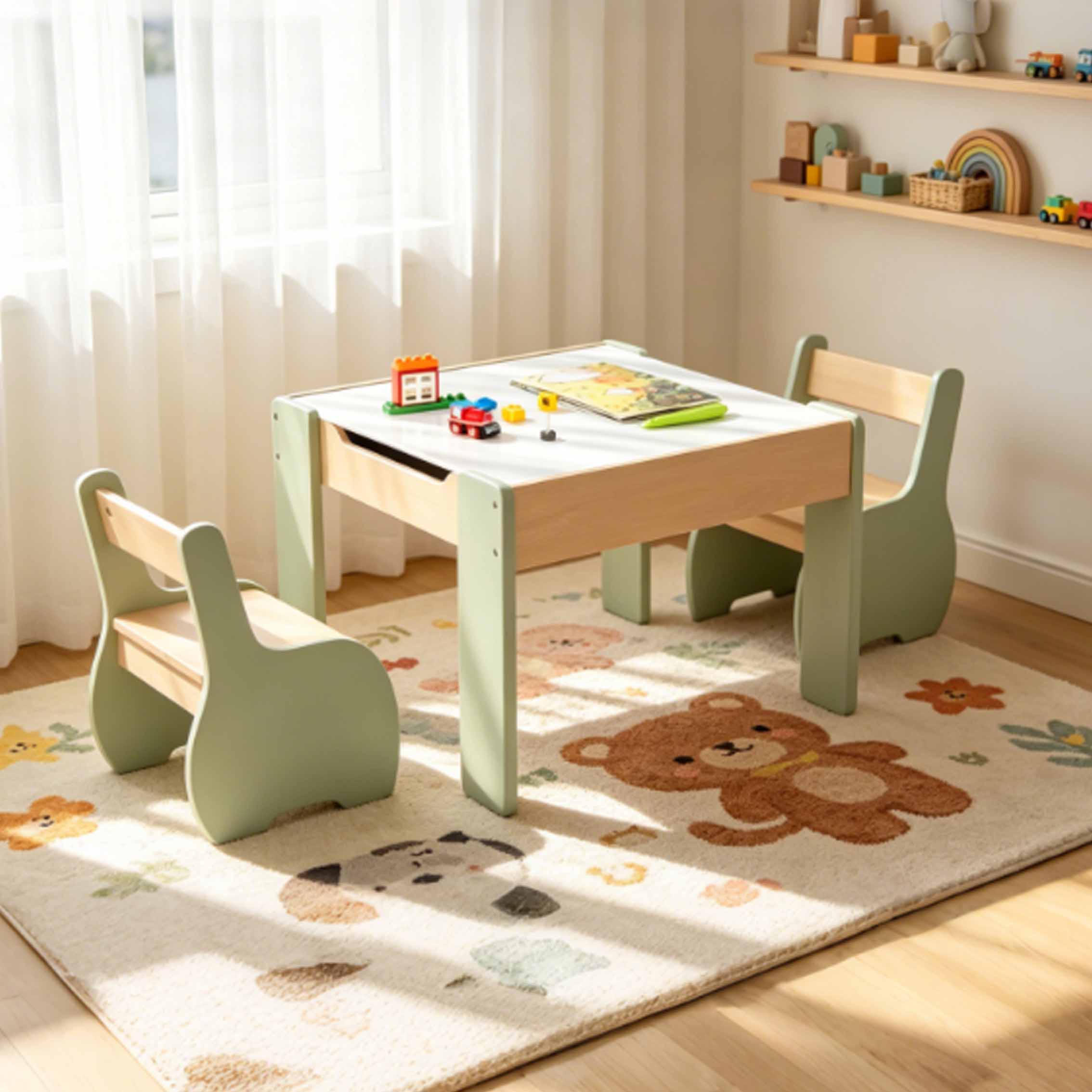 Ensemble table et chaises en b - Kids Outdoor Chair And Table avis et prix