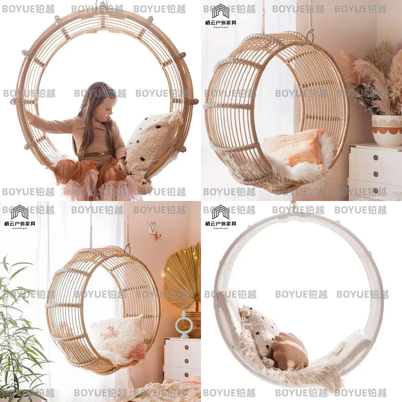 Fauteuil à bascule en rotin d' - Kids Outdoor Hanging Chair avis et prix