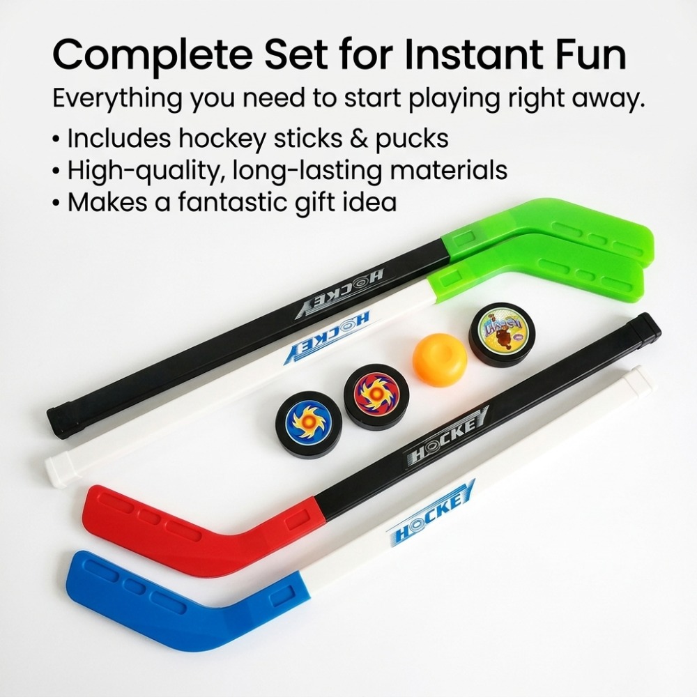 Un jeu de hockey sur glace pou - Kids Outdoor Hockey Sticks avis et prix