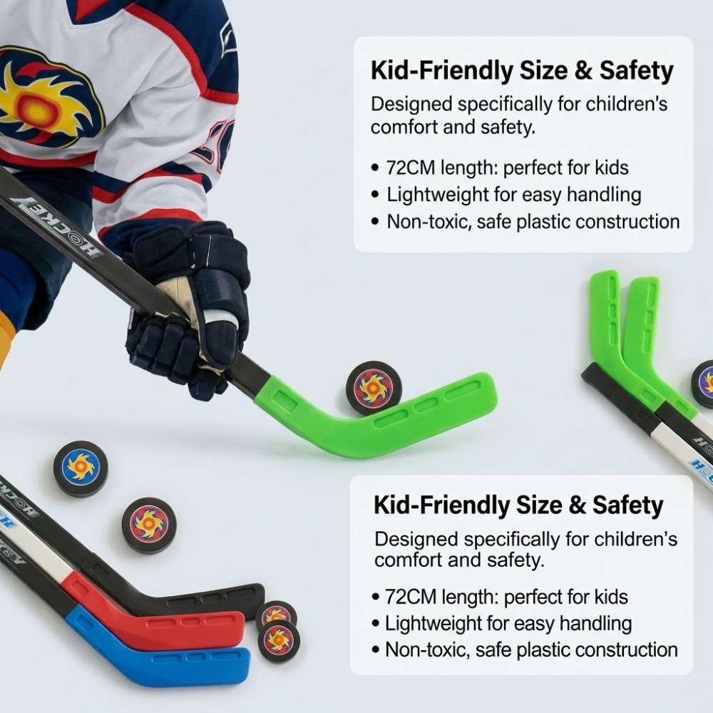 Un jeu de hockey sur glace pou - Kids Outdoor Hockey Sticks avis et prix