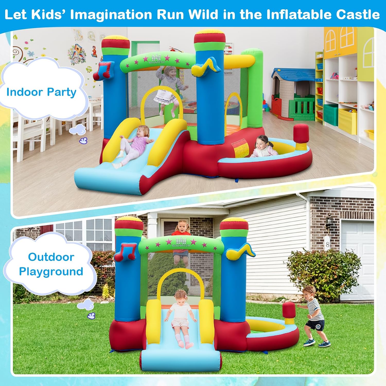 Château gonflable avec piscine - Kids Outdoor Ball avis et prix