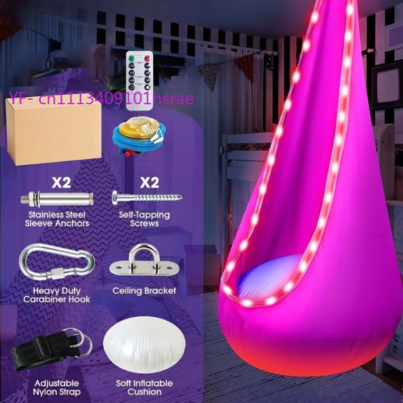 Hamac gonflable lumineux à LED - Kids Outdoor Hanging Chair avis et prix