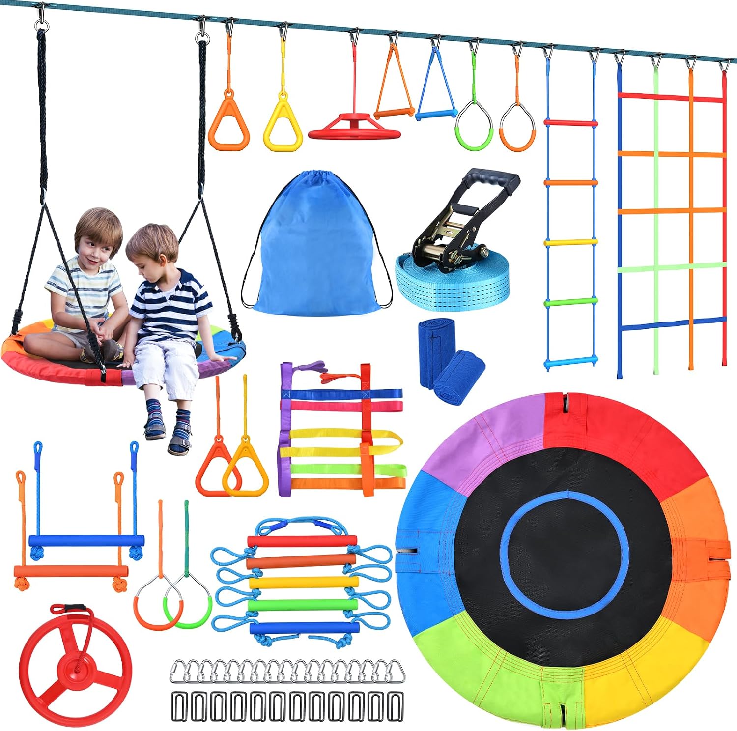 Parcours d'obstacles Ninja War - Kids Outdoor Ninja Set avis et prix