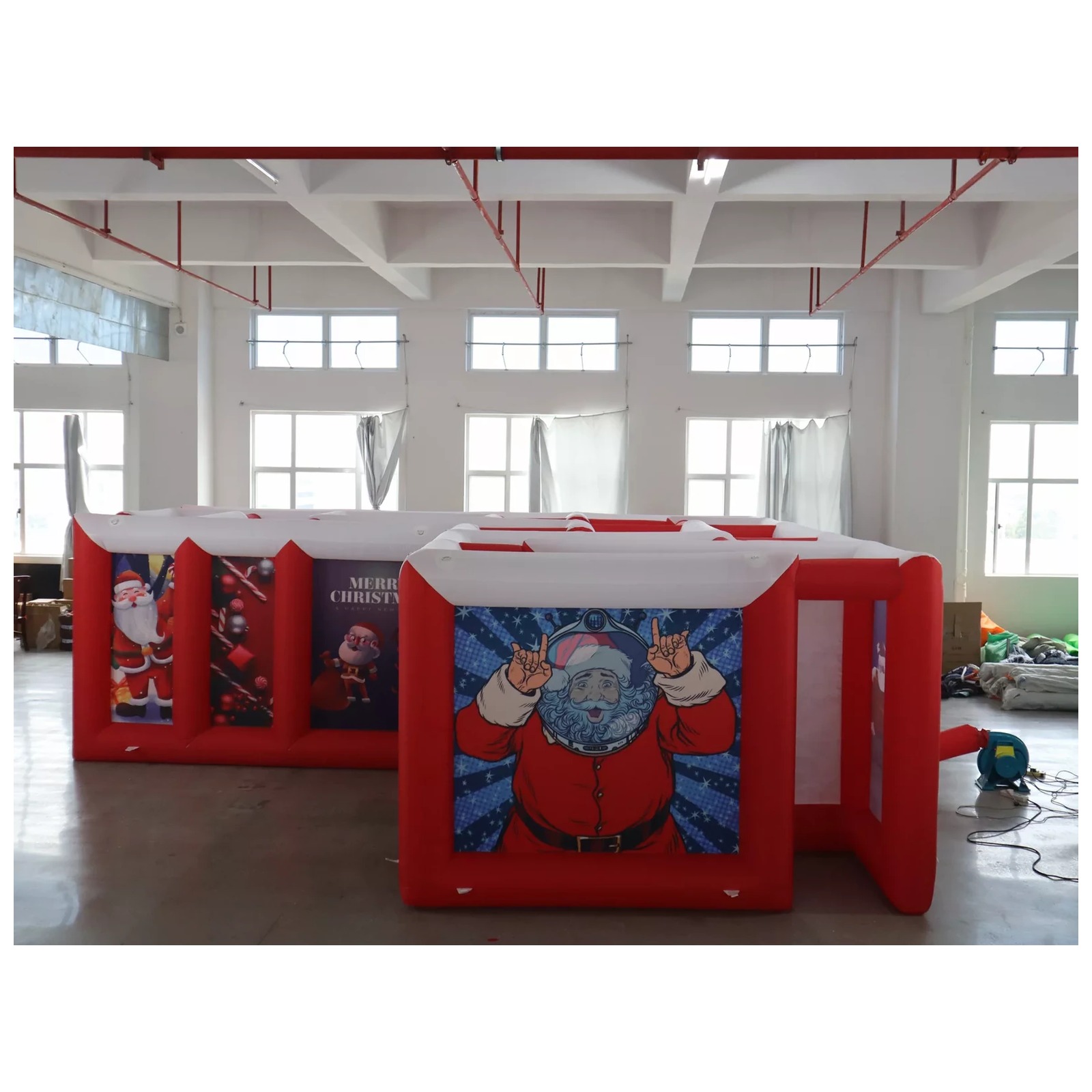 Grand labyrinthe gonflable rou - Kids Outdoor Games For Party avis et prix