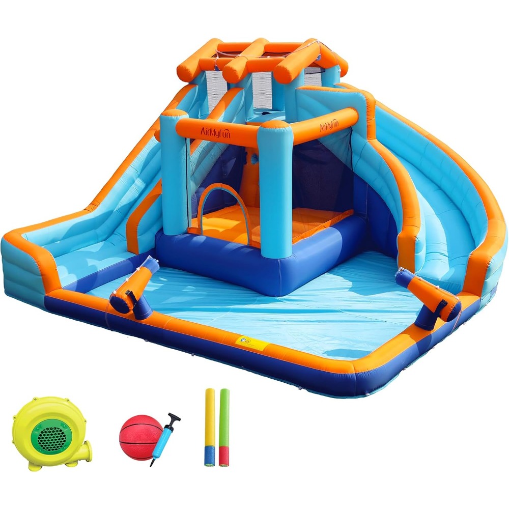 Grand toboggan aquatique avec  - Kids Outdoor Water Slide avis et prix