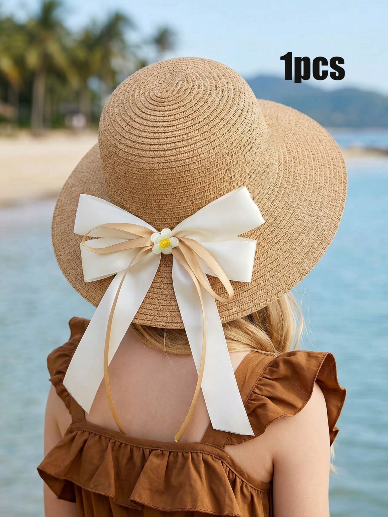 1 pièce Chapeau de paille tres - Kids Outdoor Hat avis et prix